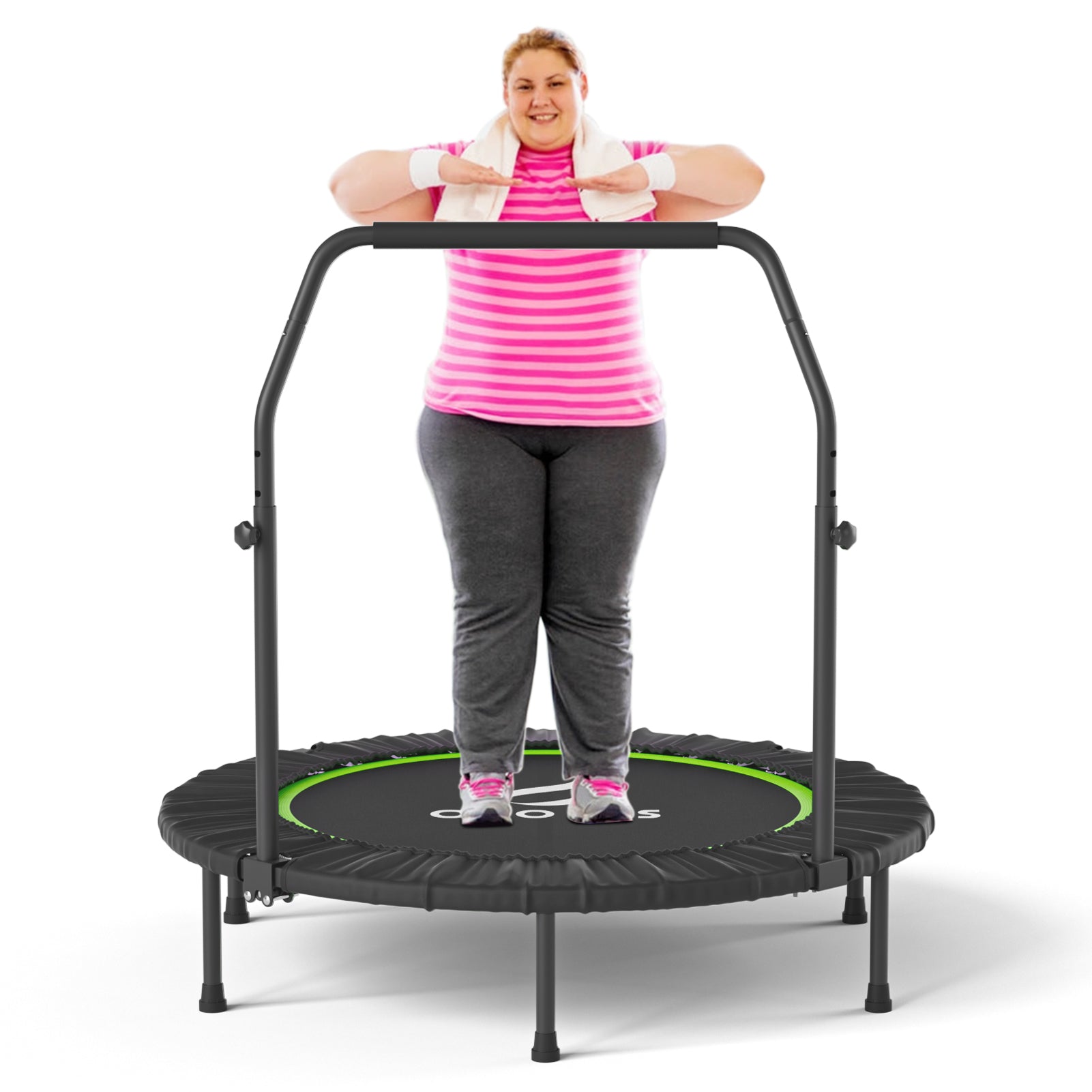 CLORIS 40in Foldalbe Mini Trampoline for Kids Adults Indoor Outdoor 5 CLORIS DIRECT