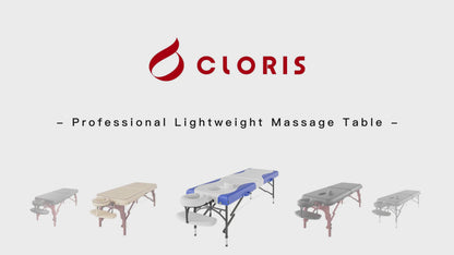 CLORIS 84" Lightweight 2-Section Massage Table Portable Aluminium Leg with Carrying Bag